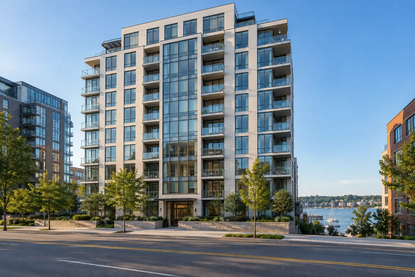 700 Washington Boulevard 9C, from the street